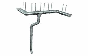 Водостоки из металла — Optima 150х100 — фото