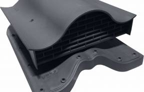 Система вентиляции подкровельного пространства Vilpe — Вентиль кровельный Kvinta (Nera) - KTV — фото