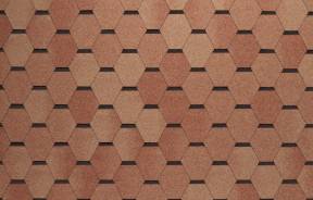 Гибкая черепица TEGOLA   — Тегола Нордик терракота — фото