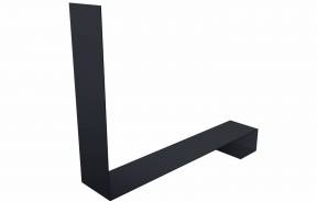 Купить кровельные покрытия и комплектующие для кровли — Планка примыкание нижнее к трубе фальц — фото