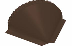 Заглушка конусная для полукруглого конька — Заглушка конусная — фото