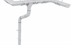 Водосток Optima круглый 125x90 — Grand Line 125x90 — фото