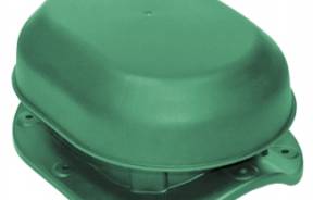 Аэратор для плоской кровли Krovent Flat черный — Аэратор скатный Krovent Aero-Vent Wave — фото