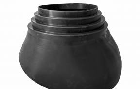 Ворот трубы коричневый (110-155мм) — XL- резиновый ворот 175 - 250 мм — фото