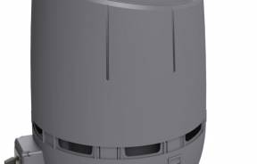 FLOW вентиляторы — Вентилятор FLOW ECo160S + основание 300x300 серый — фото