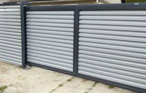 Забор Milan — Откатные ворота Milan — фото