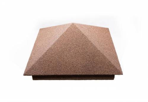 Колпаки с каменной посыпкой на кирпичные столбы — фото-1298_2