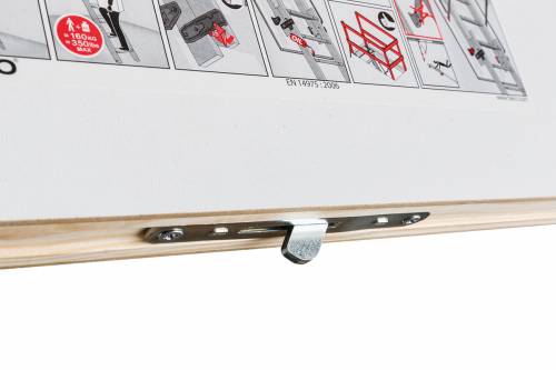 Раздвижная чердачная лестница с поручнем LDK — фото-1306_4