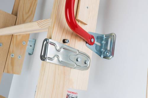 Раздвижная чердачная лестница с поручнем LDK — фото-1306_6