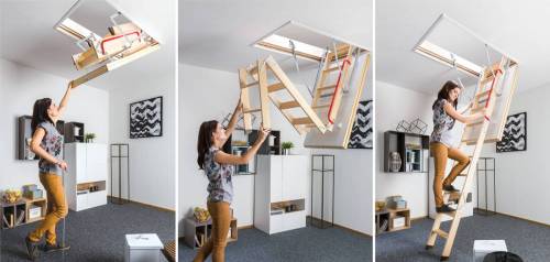 Чердачная лестница с люком LWT Thermo (суперэнергосберегающая) — фото-1307_3