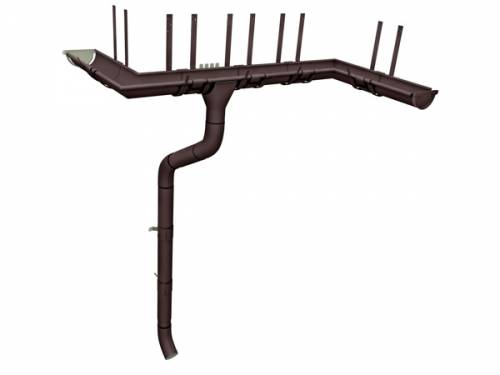 Водосток Optima круглый 125x90 — фото-716_1