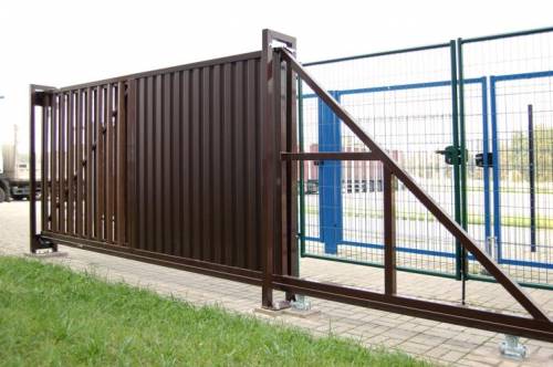 Ворота откатные Colority Zinc — фото-1175_2