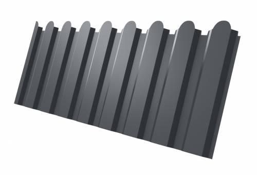 Профнастил C20 Фигурный — Сторона А, профнастил фигурный С20 — фото