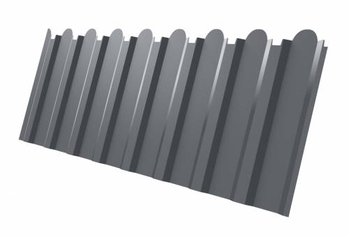 Профнастил C20 Фигурный — Сторона В, профнастил фигурный С20 — фото