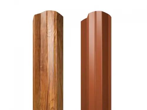 М-образный / фигурный штакетник — М-образный фигурный штакетник тип А — фото