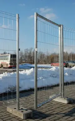 Калитка временного ограждения — фото-1249_1