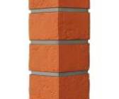 Состаренный кирпич Design — Угол Терракотовый (Шов RAL 7006) — фото