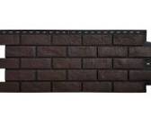 Состаренный кирпич Design — Шоколадный (Шов RAL 9005) — фото