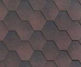 Однослойная гибкая черепица Katepal Jazzy — Коричневый — фото