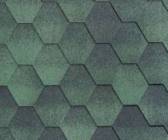 Однослойная гибкая черепица Katepal Jazzy — Зеленый — фото