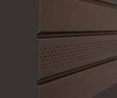 Софит T4 с центральной перфорацией PREMIUM — Каштан — фото