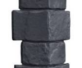 Крупный камень Classic — Угол  Графит  — фото