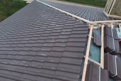 Монтаж цементно-песчаной черепицы BRAAS Франкфурт — фото-1457_3