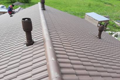 Монтаж цементно-песчаной черепицы BRAAS Франкфурт — фото-1457_8