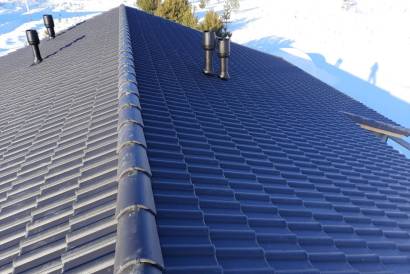 Монтаж цементно-песчаной черепицы BRAAS Франкфурт с обустройством вентиляции. — фото-1457_1