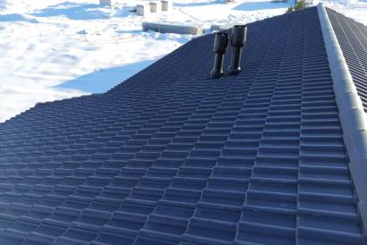 Монтаж цементно-песчаной черепицы BRAAS Франкфурт с обустройством вентиляции. — фото-1457_3