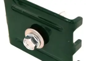 Ограждения 3D для частного сектора — Скоба - саморез — фото