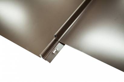 Кровельные панели Кликфальц от производителя "GrandLine" — Замок собранный — фото