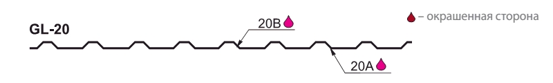 Профнастил GL-20